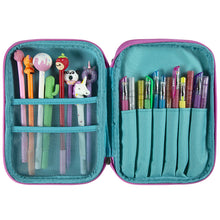 Load image into Gallery viewer, Pink Magic Realm Dbl Hardshell Pencil Case