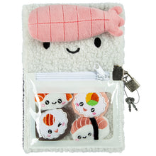 Load image into Gallery viewer, Sushi's Sushi Fluffy Lockable Journal