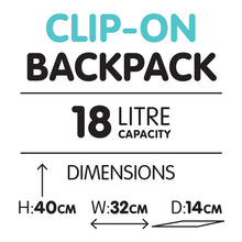 Load image into Gallery viewer, Vroom Backpack (Clip-on)