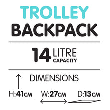Load image into Gallery viewer, Ocean Spray Trolley Backpack