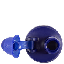 Load image into Gallery viewer, Blue BuildIt Foldable Silicone Bottle