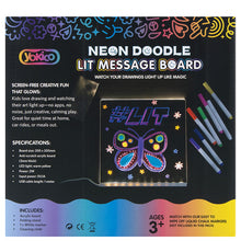 Load image into Gallery viewer, Neon Doodle Lit Message Board