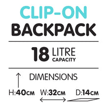 Load image into Gallery viewer, Green MashUp Backpack (Clip-On)