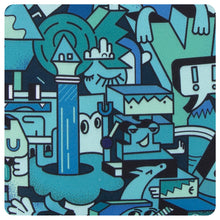 Load image into Gallery viewer, Green MashUp Removable Trolley Backpack