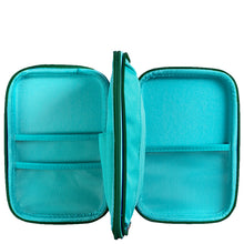 Load image into Gallery viewer, Green BuildIt Dbl Hardshell Pencil Case