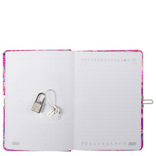 Load image into Gallery viewer, Pink Lucky Charm PU Lockable Journal