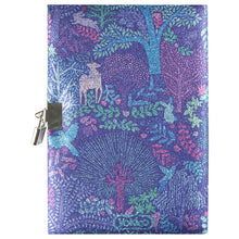 Load image into Gallery viewer, Fantastical Forest PU DIY Lockable Journal