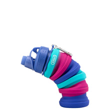 Load image into Gallery viewer, Pink & Purple Karoo Charm Silicone Bottle