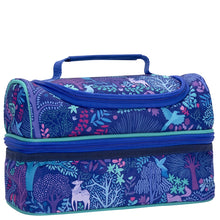 Load image into Gallery viewer, Purple Fantastical Forest Double Lunchbox