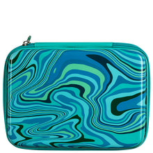 Load image into Gallery viewer, Green Marley Swirl Tech Travel Case