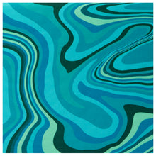 Load image into Gallery viewer, Green Marley Swirl Travel Pouch