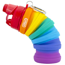 Load image into Gallery viewer, Rainbow Foldable Silicone Bottle