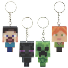 Load image into Gallery viewer, Pixel Build Light Up Keychain