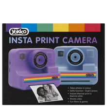 Load image into Gallery viewer, Blue Insta Print Camera
