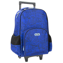 Load image into Gallery viewer, Blue Illi MashUp Large Trolley Backpack