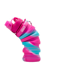 Load image into Gallery viewer, Pink Lucky Charm Foldable Silicone Bottle