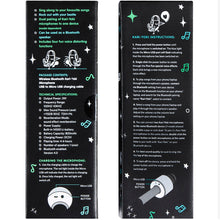 Load image into Gallery viewer, Leopard Print Bluetooth Karaoke Microphone