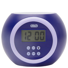 Load image into Gallery viewer, Purple Star Light Projection Alarm Clock