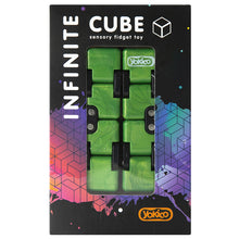 Load image into Gallery viewer, Green Infinite Fidget Cube