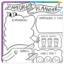 Load image into Gallery viewer, Colour Me In Daily A4 Planner