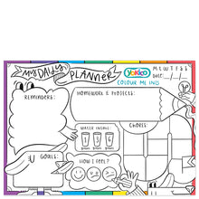 Load image into Gallery viewer, Colour Me In Daily A4 Planner