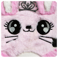 Load image into Gallery viewer, Ballet Bunny Fluffy Lockable Journal