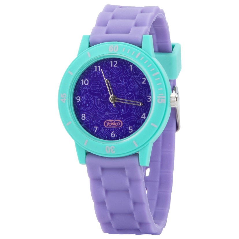 Purple Cape Fiesta Silicone Analogue Watch – Yokico