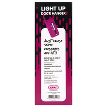 Load image into Gallery viewer, Pink Light Up Door Hanger