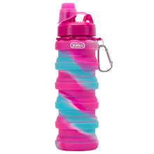 Load image into Gallery viewer, Pink Lucky Charm Foldable Silicone Bottle