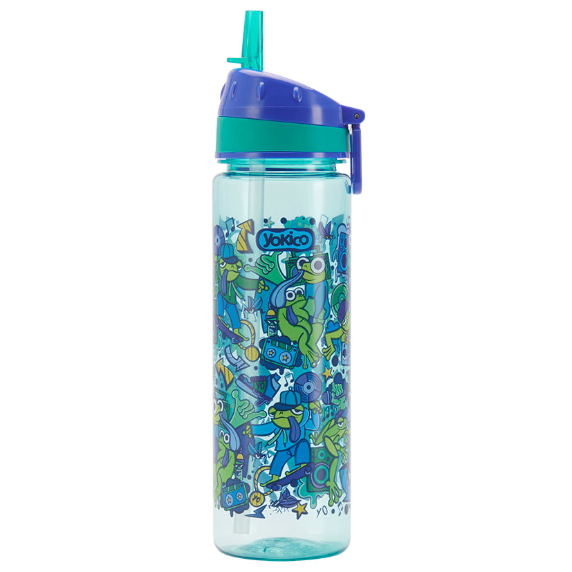 Hip Hop Frogs Water Bottle Yokico