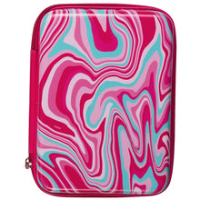 Load image into Gallery viewer, Pink Marley Swirl Tech Travel Case