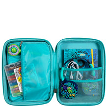 Load image into Gallery viewer, Green Marley Swirl Tech Travel Case