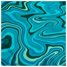 Load image into Gallery viewer, Green Marley Swirl X-Large Pencil Case