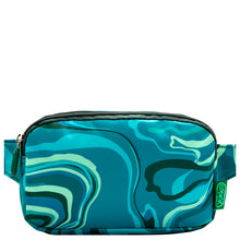 Load image into Gallery viewer, Green Marley Swirl Travel Pouch