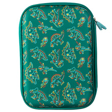 Load image into Gallery viewer, Neon Dino Dbl Hardshell Pencil Case