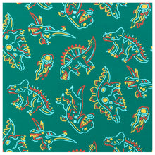 Load image into Gallery viewer, Neon Dino Dbl Hardshell Pencil Case