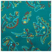 Load image into Gallery viewer, Neon Dino Carry All Pencil Case