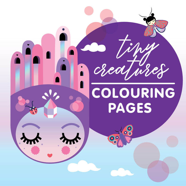 Tiny Creatures Colouring Pages