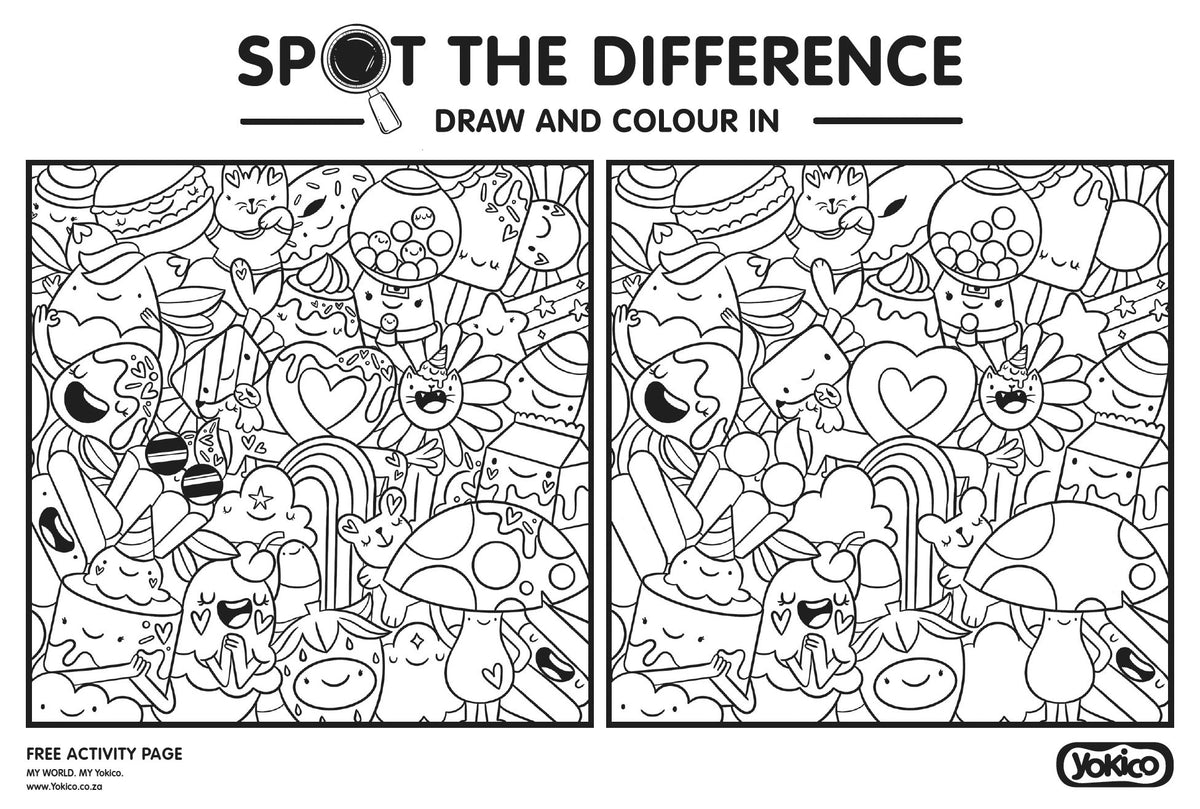 SPOT THE DIFFERENCE - School Holiday Fun