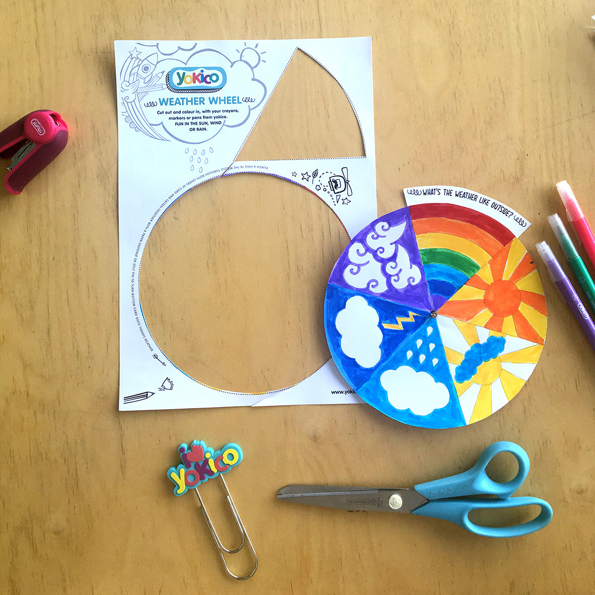 Let's create a colour wheel.