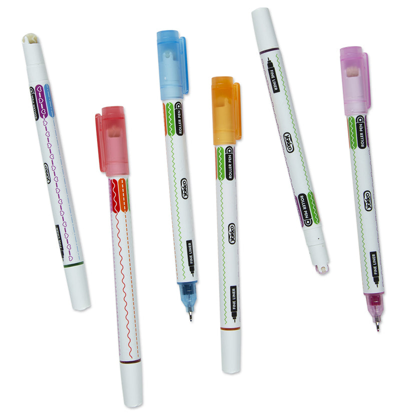 Roller Pattern Pens (6 pack)