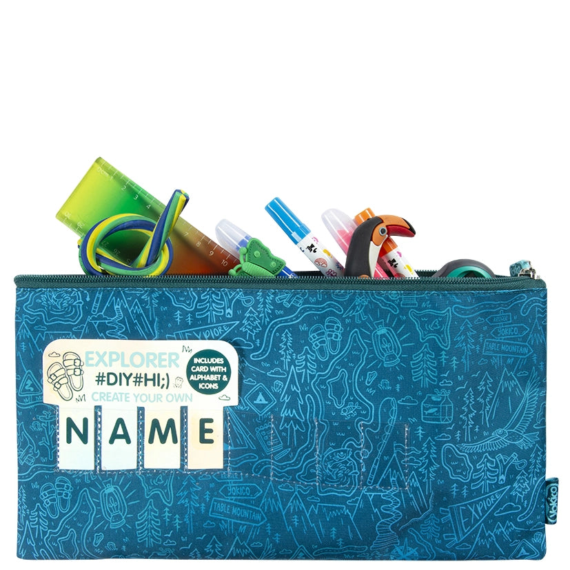 Green Yoki Explorers DIY HI Pencil Case