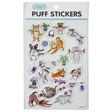 Load image into Gallery viewer, Assorted Puff Sticker sheet - Cute Pets