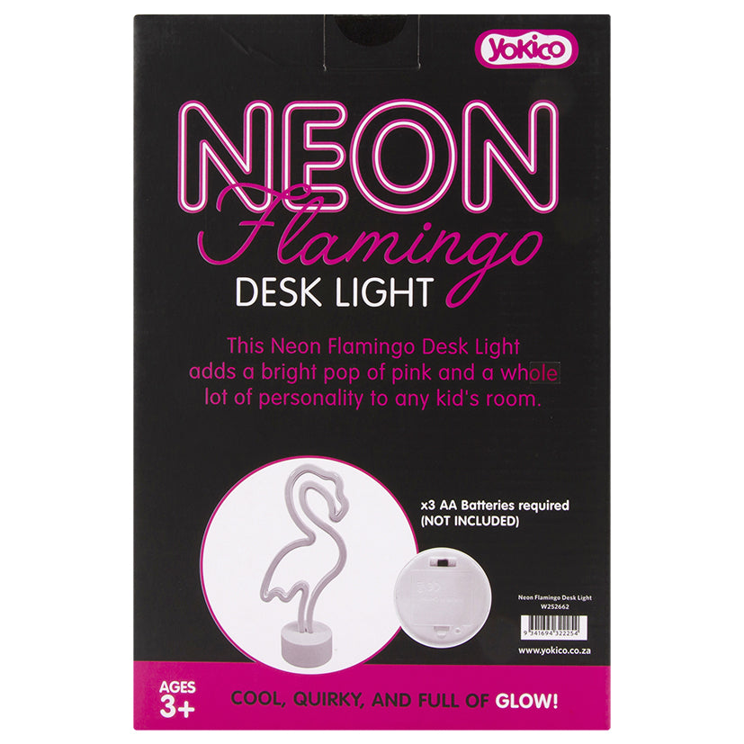 Neon Flamingo Desk Light