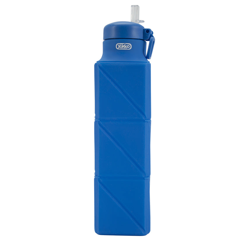 Blue Skyward Brigade Square Silicone Bottle