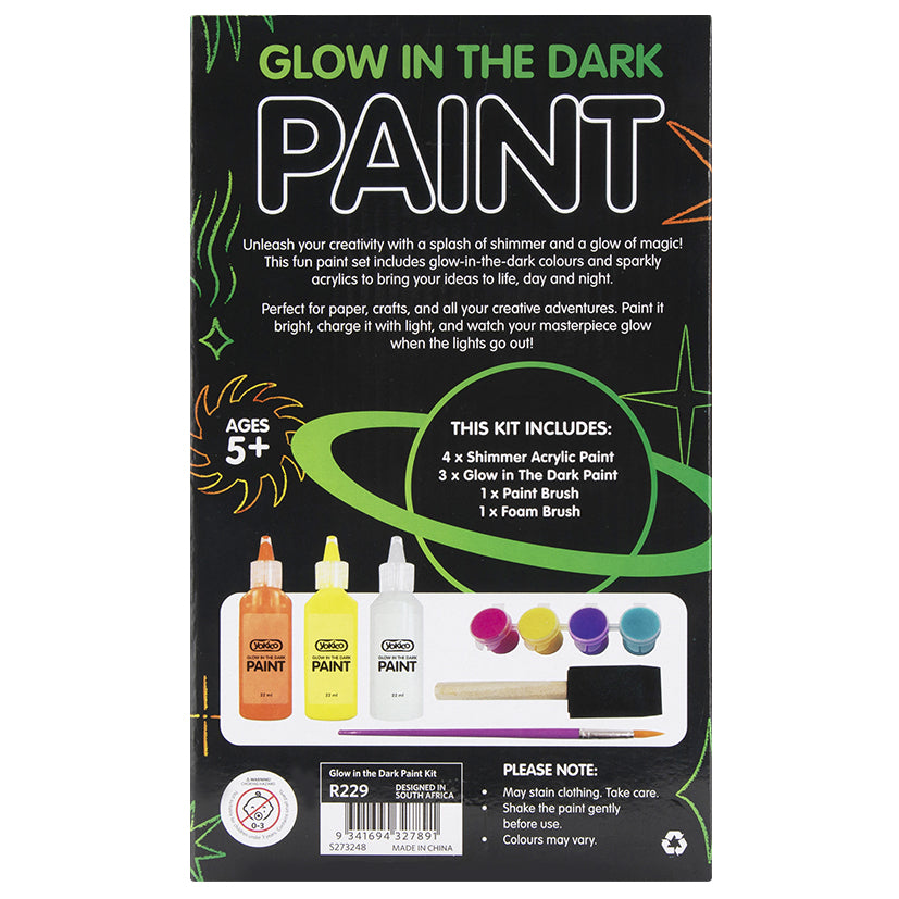 Glow in the Dark Paint Kit