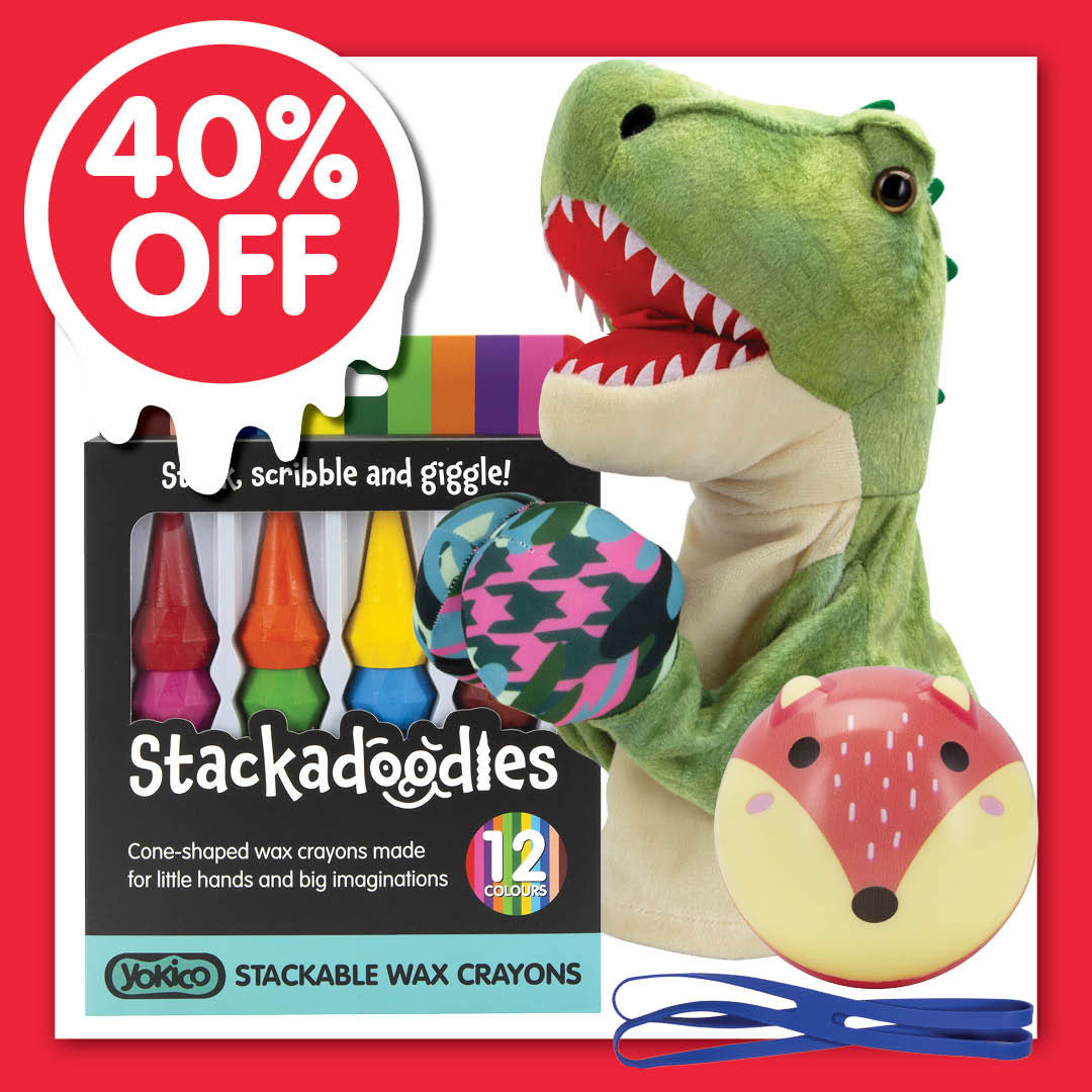 GP2603 - 40% - Dino Ring Master, Stackadoodles & Bouncing Ball Set