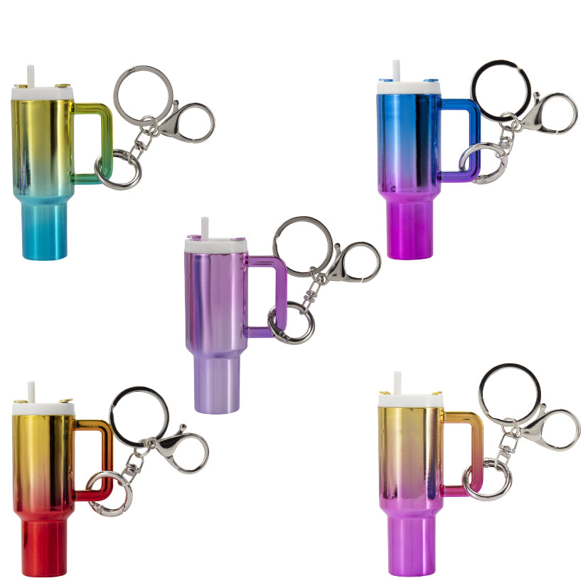 Iridescent Yoki Cup Keychain