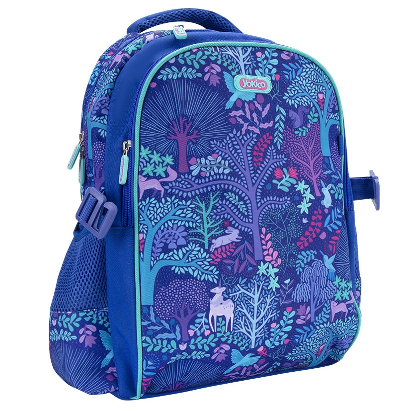 Purple Fantastical Forest Backpack (Clip-on)