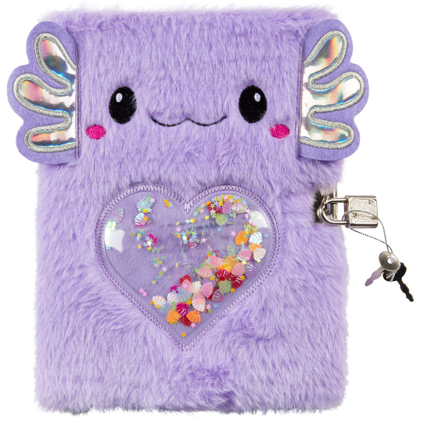 Axocutie Fluffy Lockable Journal